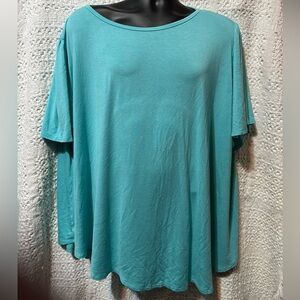 Turquoise Short Sleeve Top